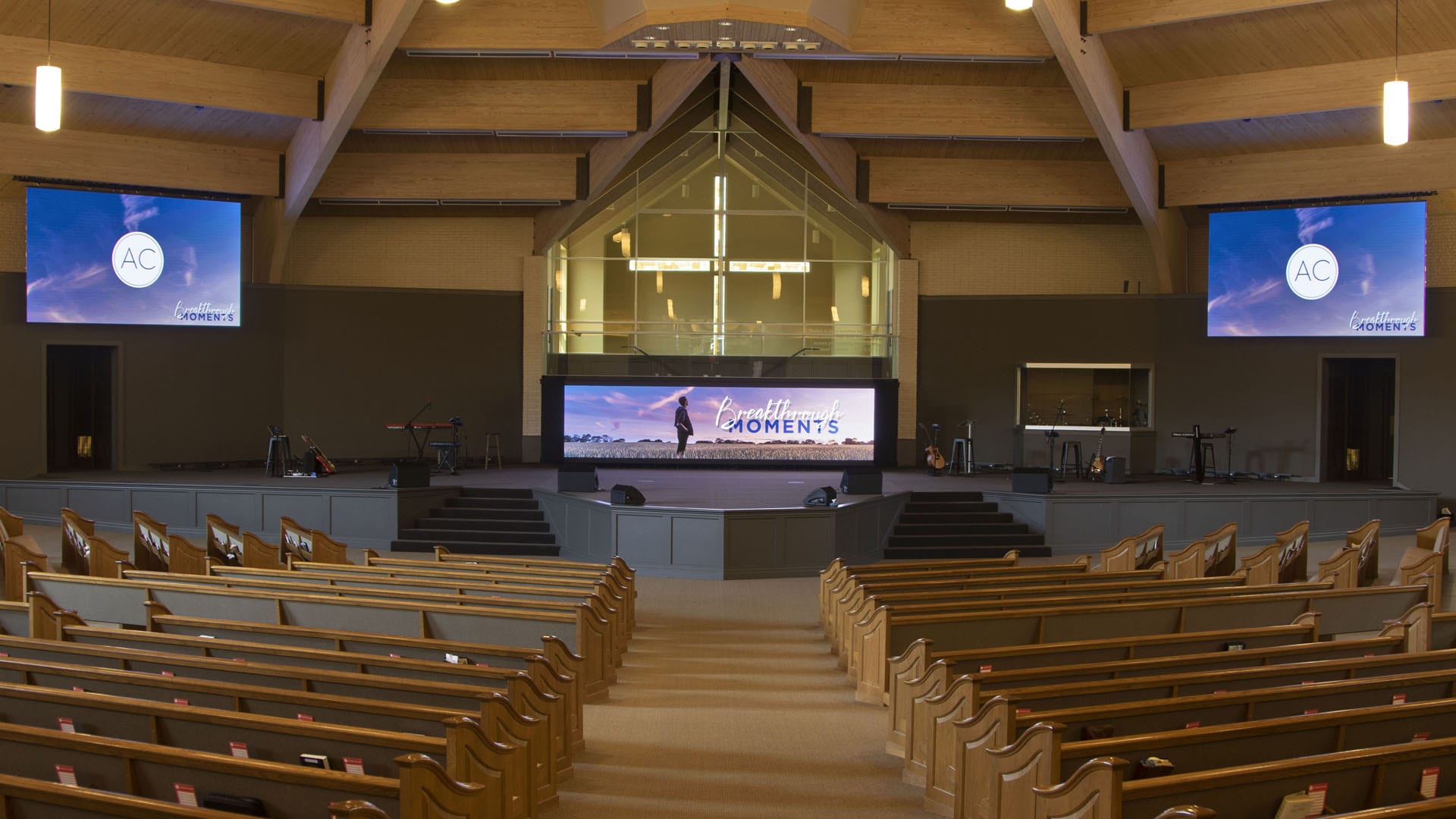 Neoti R Series Apostolic Church 01 1920×1080 Neoti LED Video walls at Apostolic Church in Barberton Ohio