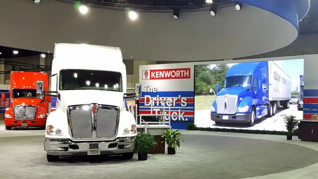 Neoti LED wall for Kenworth at Mid America Truck Show