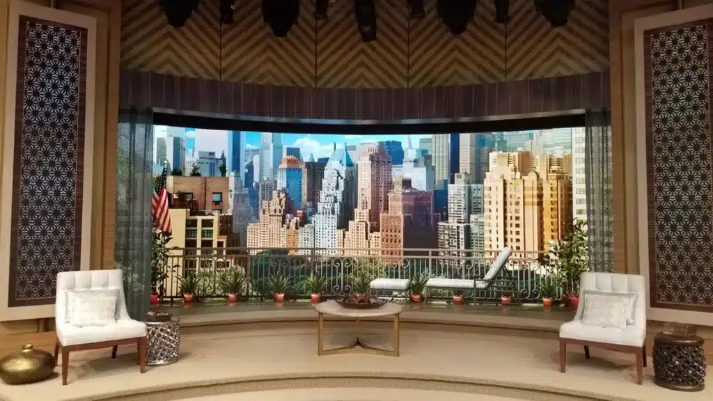 Neoti UHD LED panels in TV Broadcast studio