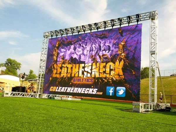 Neoti LED wall at Western Illinois athletics