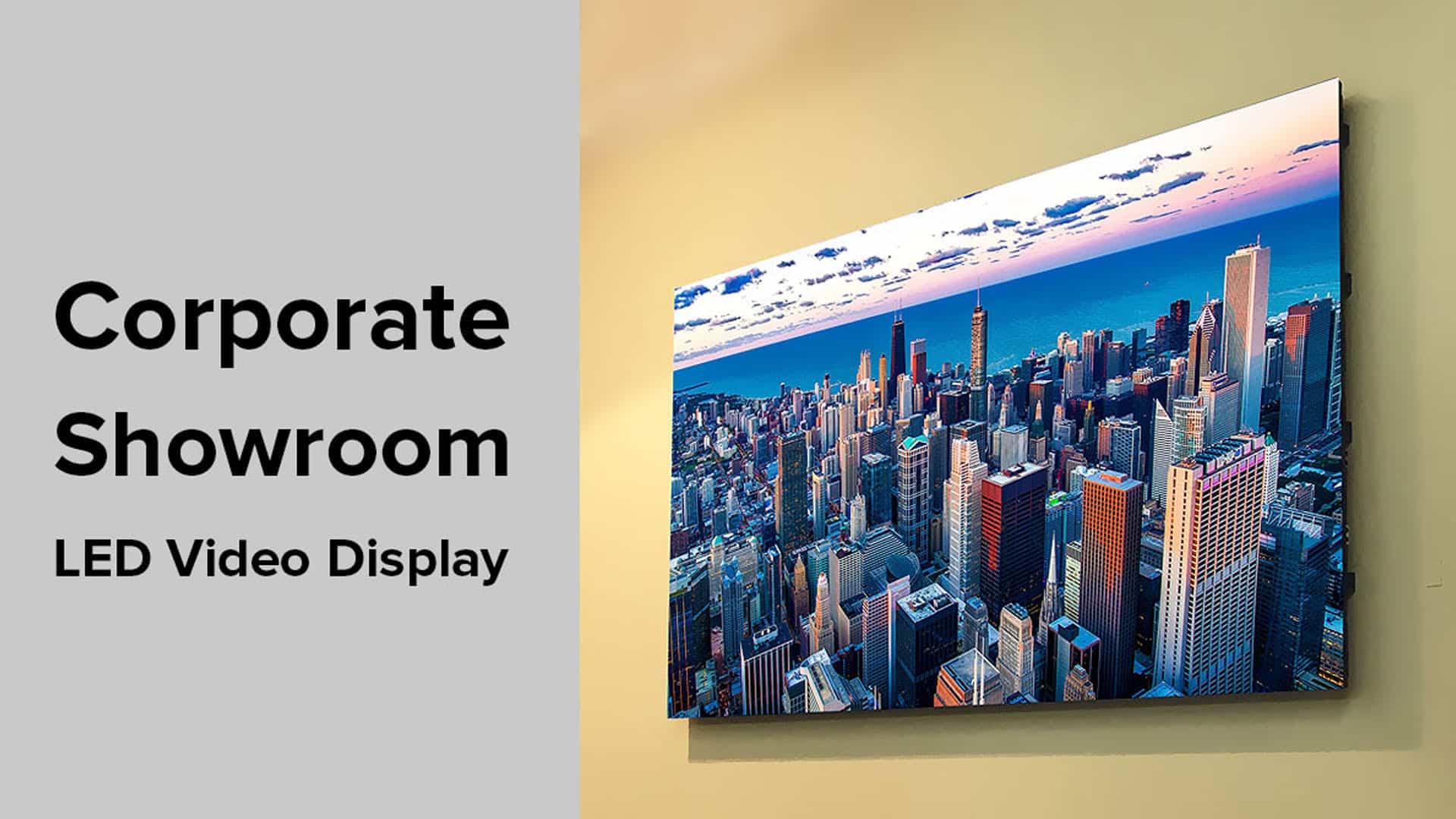 Corporate Showroom LED Display in Chicago