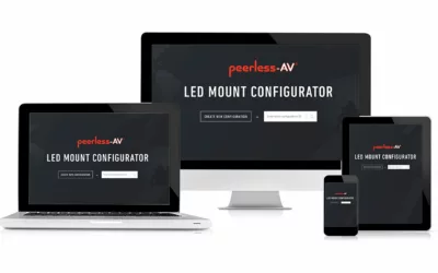 Neoti Now Listed as Display Manufacturer on Peerless-AV® LED Mount Configurator