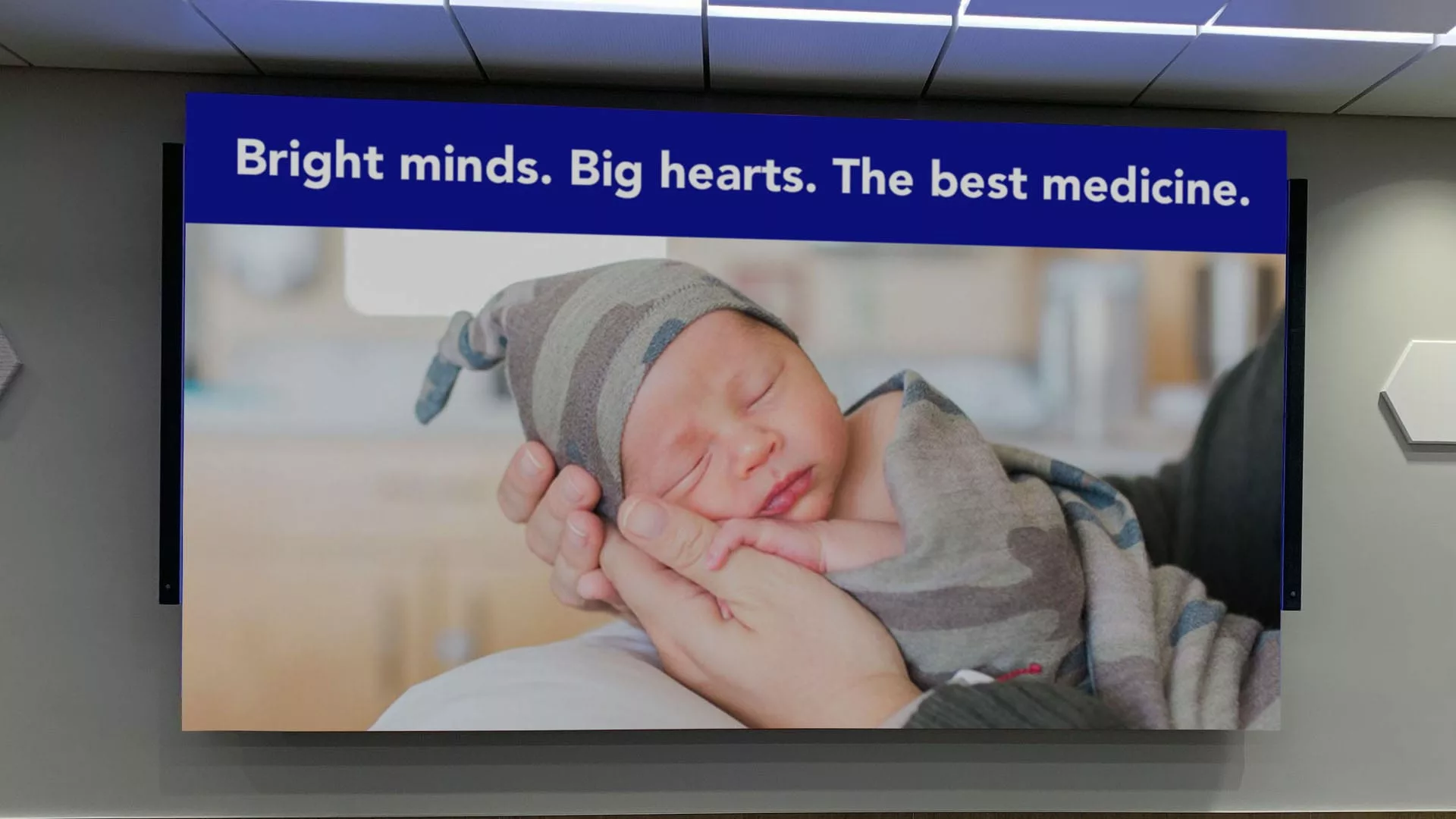 Hospital conference room LED display