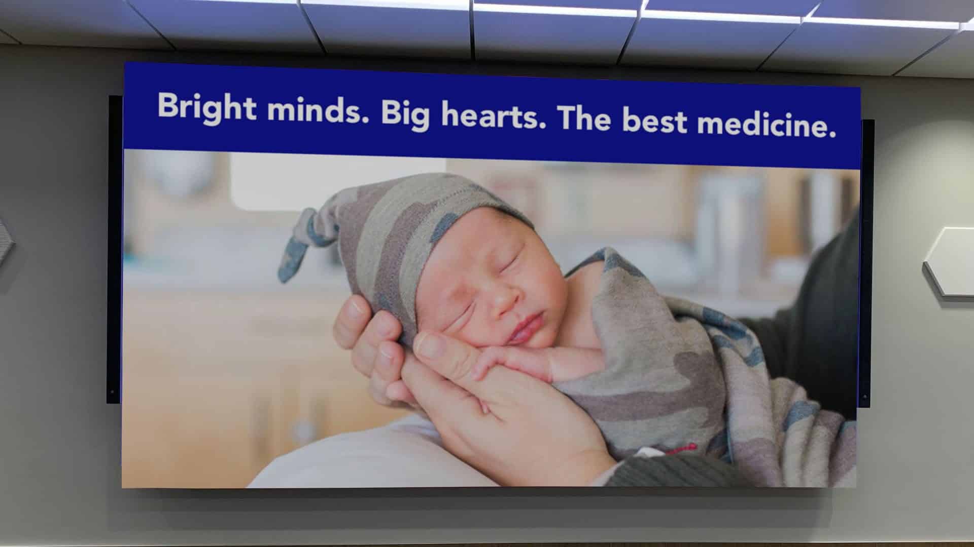 Hospital conference room LED display