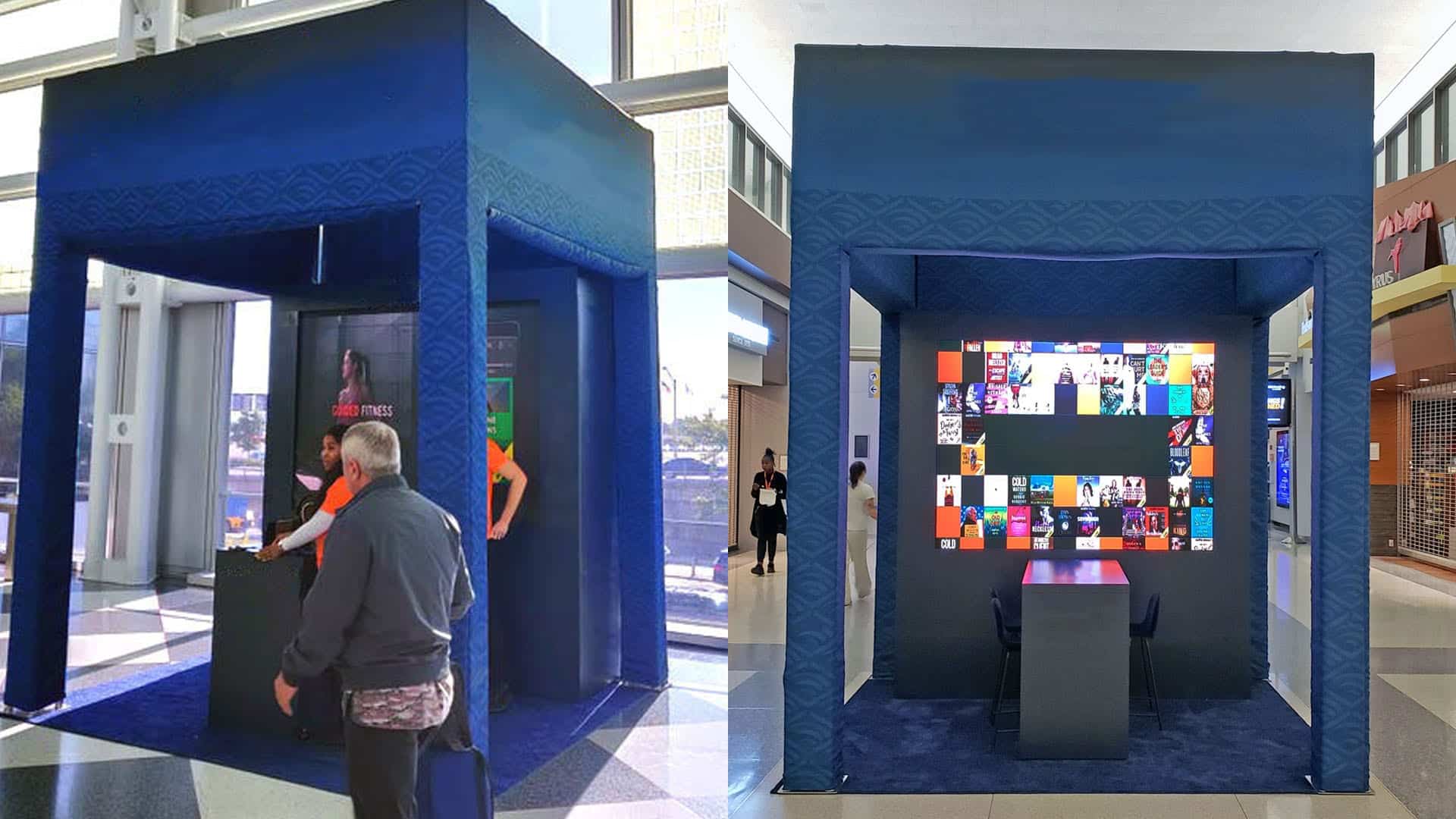 Neoti Case Study airport kiosks Airport Retail Kiosk LED Display