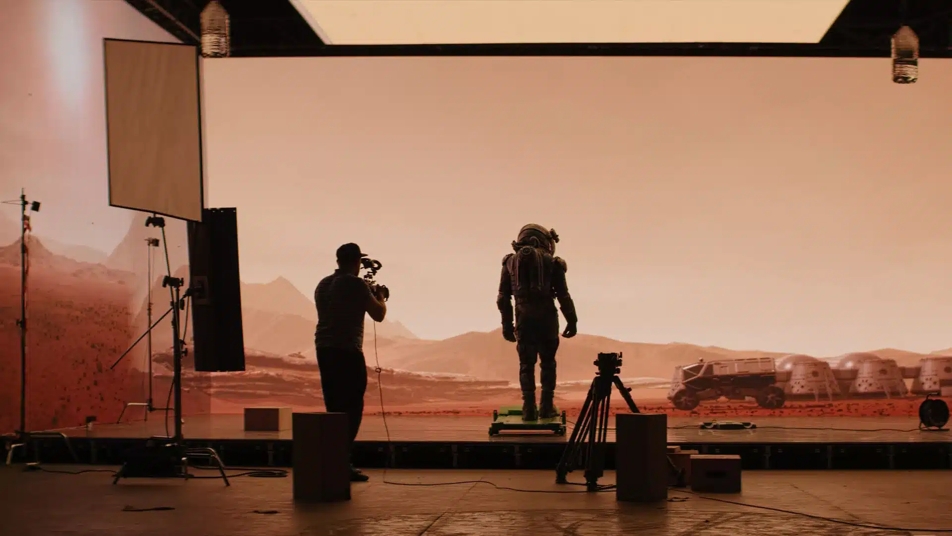 LED Virtual Set Mars virtual studio set