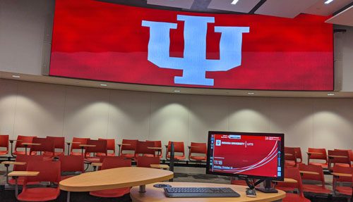 IU Indiana University Neoti UHD 1.8 500x287 003 Curved Video Wall