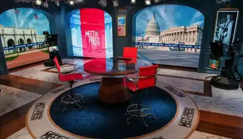 Studio at Meet the Press, Washington, DC